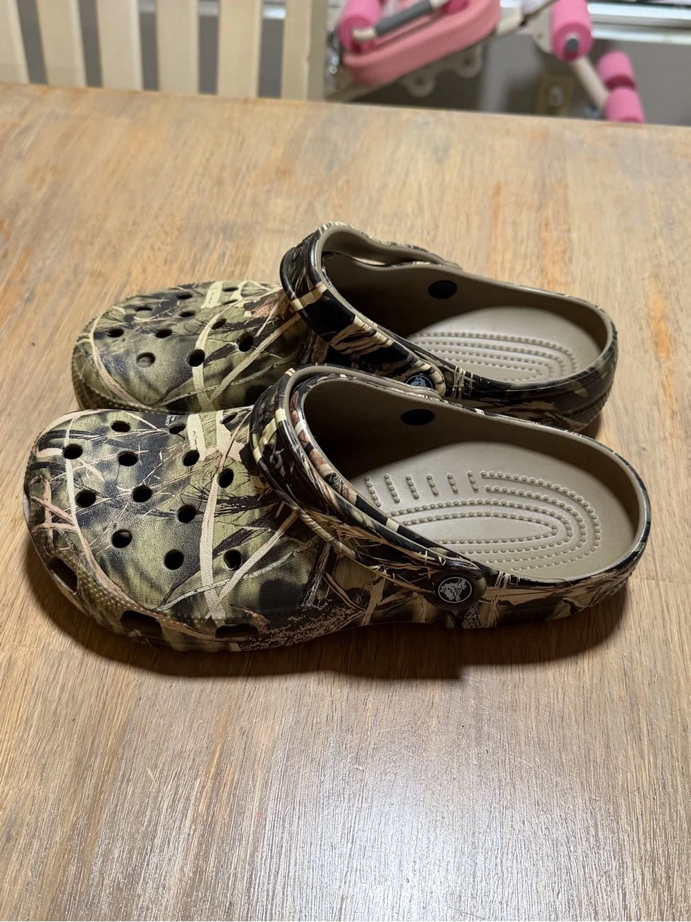 Crocs Classic Clog Mossy Oak Camo Slip-On Comfort Shoes | Unisex